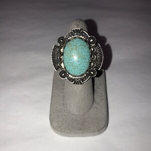 Navajo Turquoise & Sterling Silver Ring
